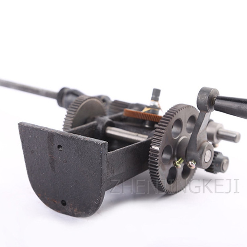 Manual Coil Winding Machine Hand Crank Electronic Count Two Speed Winding Machine 370W Home Pointer Cast Iron Winding Tools 220V