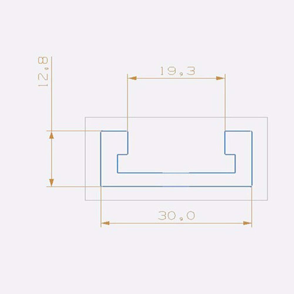 800mm T-Slot T-Tracks Miter Track for Router Table Woodworking Tool