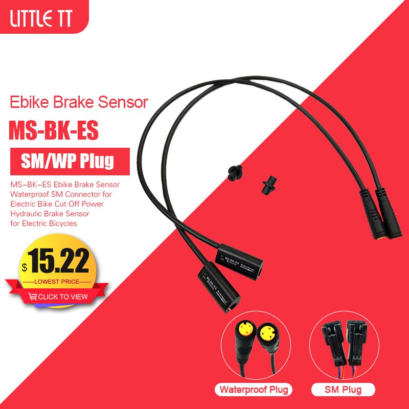 Ebike Rem Sensor MS-BK-ES Power Afgesneden Rem Sensor Elektrische Fiets Waterdichte Connector Voor Ebike