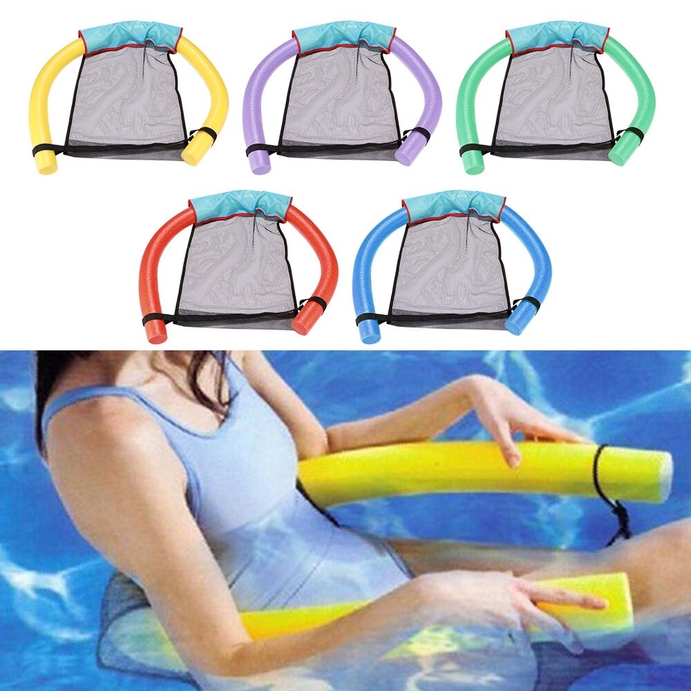 Natação flutuante cadeira dobrável flutuante rede de água flutuador verão inflável flutuante piscina brinquedos espreguiçadeira cadeira