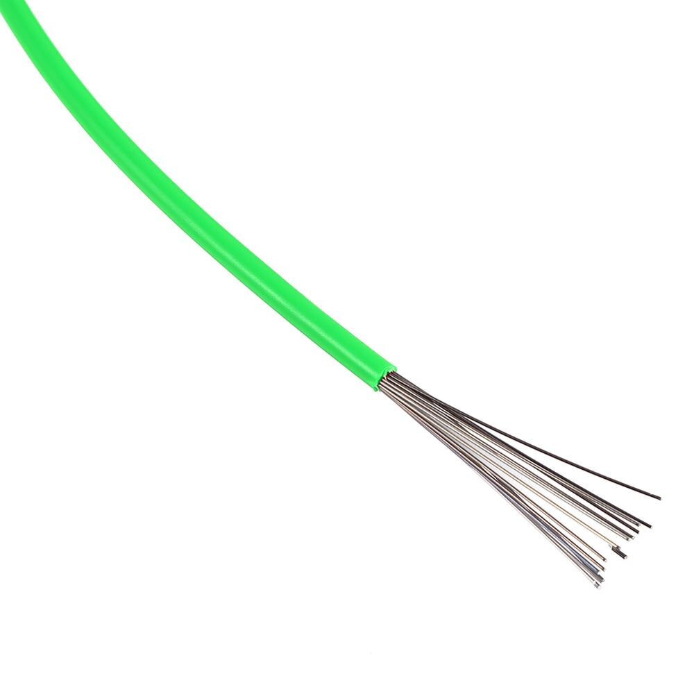 2 Meter MTB Fiets Brake Cable 5 Kleuren Bike Versnellingskabel MTB Fiets Shift Draad Remleiding Pijp Fiets deel: Green Shift Cable