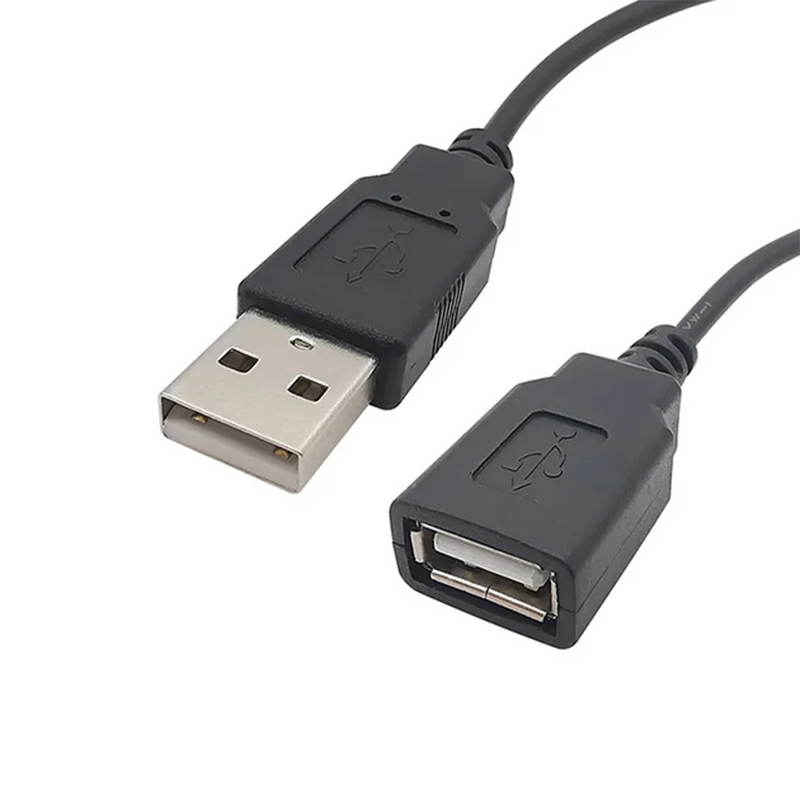 2 Stück 5V USB-Netzteil kabel 2-polig 4-polig USB 2.0a Buchse Stecker Buchse Ladegerät Ladekabel Verlängerung stecker 2,0 m/1m/2m