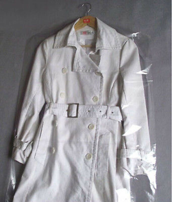 20 teile/los Kunststoff transparent Staub Abdeckung Kleidungsstück von Kleidung Abdeckungen Hängen Tasche Speicher Tasche Garderobe Hängende Kleidung