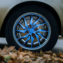1pc 15.5 tommer bilafskærmninger hjulkapsler plast auto hjulafdækning navkapsler hjulbeskytter 4 farver dekoration bil styling