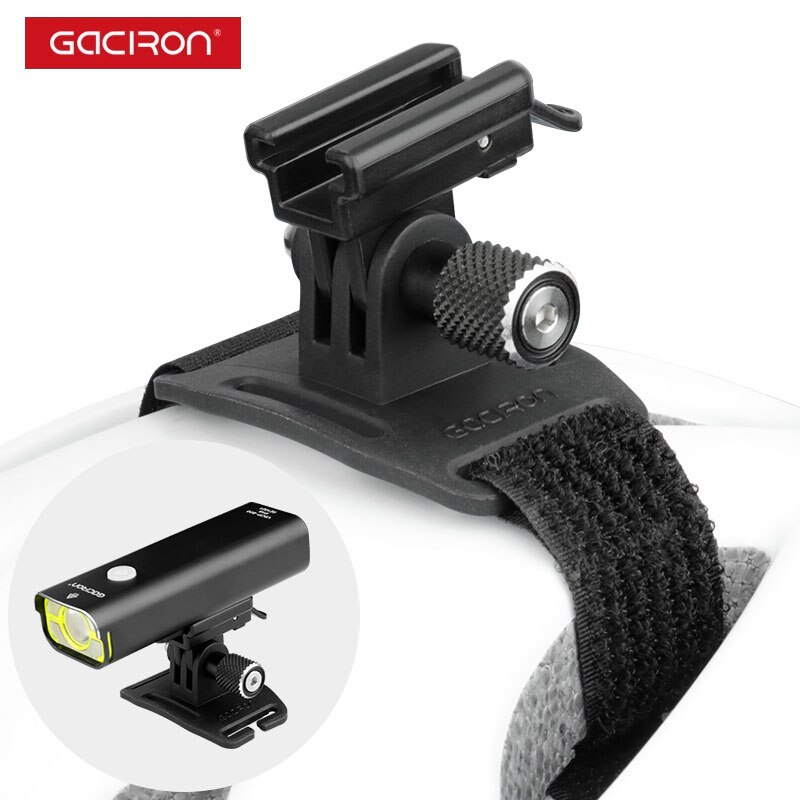 Gaciron H15/H03/ H07 lampa przednia robić roweru uchwyt mocowanie kasku przednia lampa doprowadziło klamra szybki uwolnienie adapter uchwyt części rowerowe