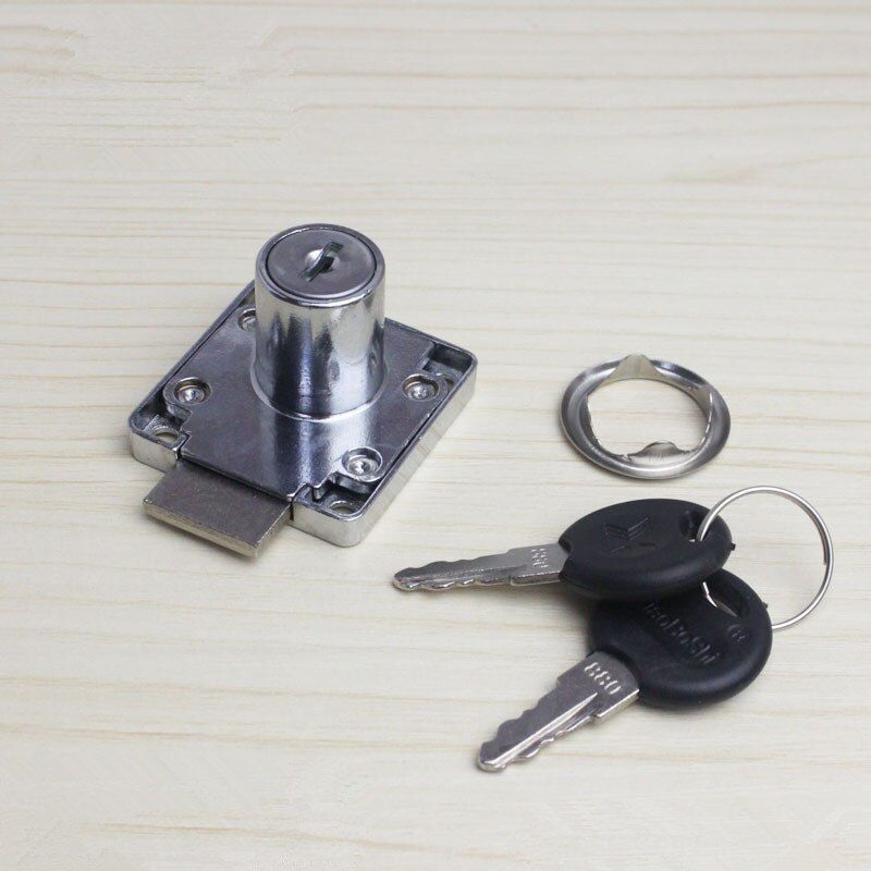 KK&amp;FING Cam Drawer Locks Door Cabinet Drawer Lock for Office Desk With 2 Keys For Furniture Hardware 138 Series