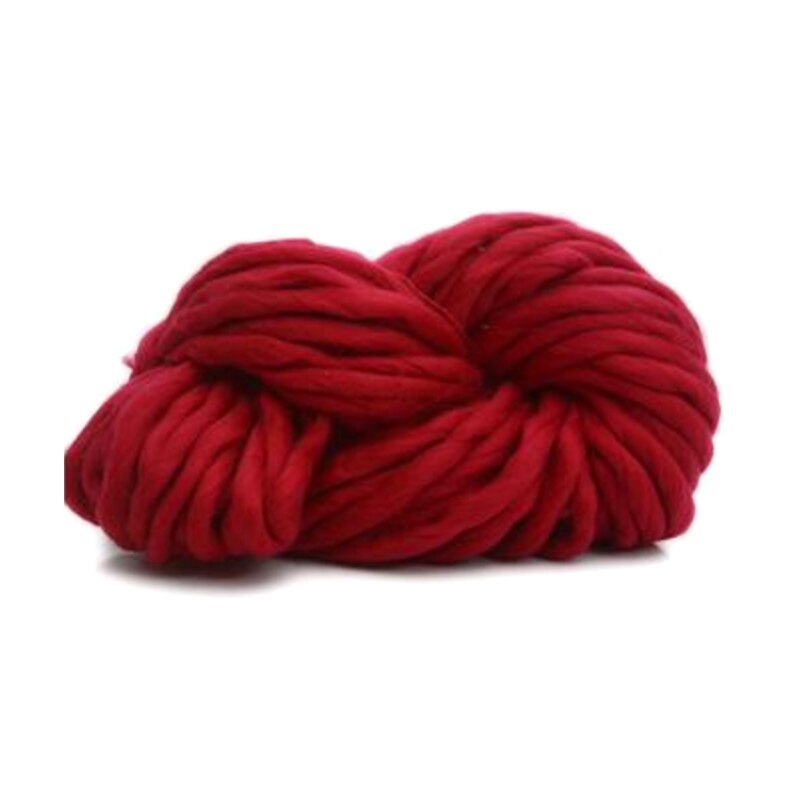 Pure Wool Thick Yarn Hand Knitting Spin Yarn For Diy Winter Blanket Hat Supplies 21 Colors: 12