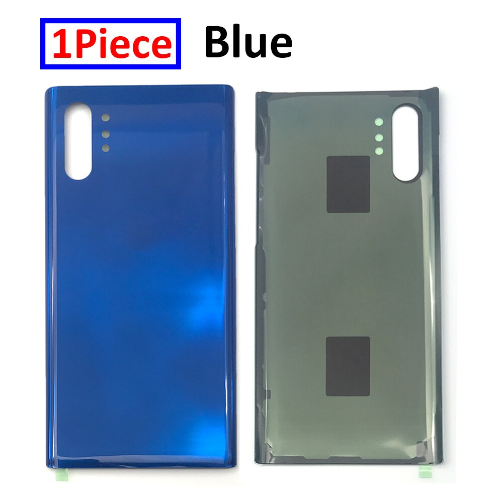 Battery Back Cover Glass Rear Door Replacement Housing STICKER Adhesive For Samsung Galaxy Note 10 Plus: Blue Copy