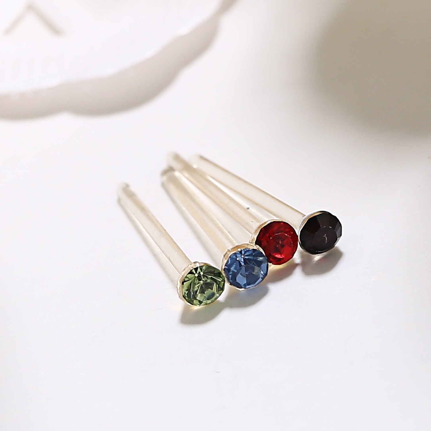 20 Paar/set Vrouwen Girl Rhinestone Crystal Ear Stud Oorbellen Gemengde Stijlen Ronde Kleine Oorbellen Sets Partij Sieraden 2 3 4 5Mm