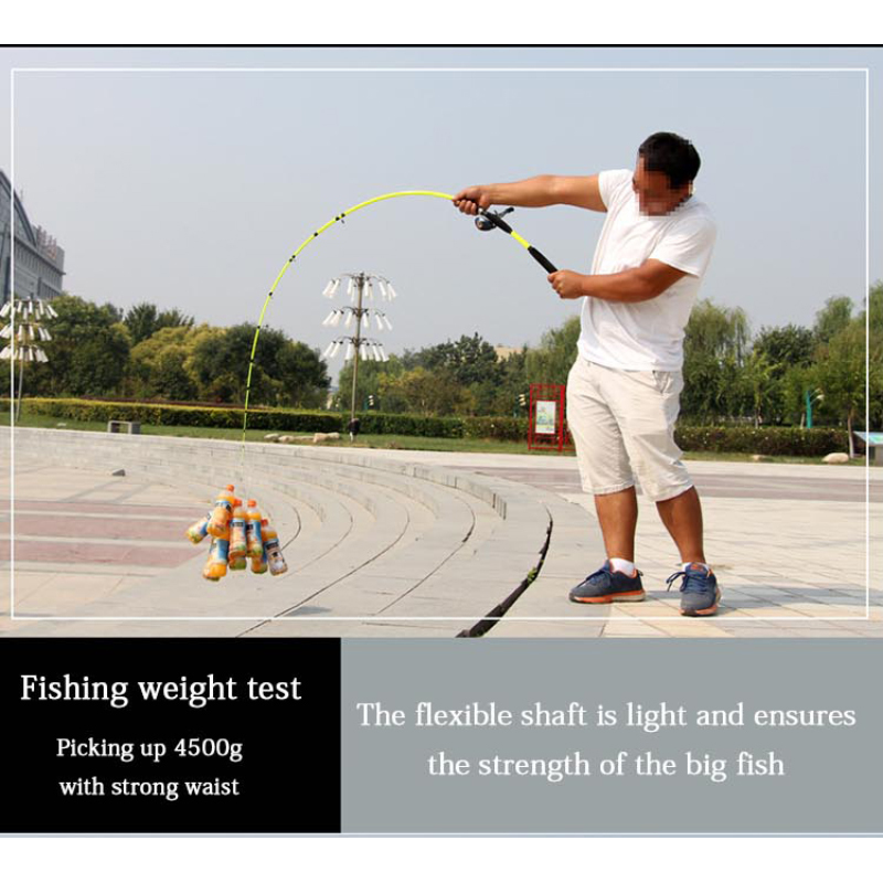 1.6M 1.8M 2.1M Yellow Spinning Rod Fishing Rod olta Fishing Pole Pesca Carp Bait lure Fishing Rod Fishing Feeder Tackle Rod
