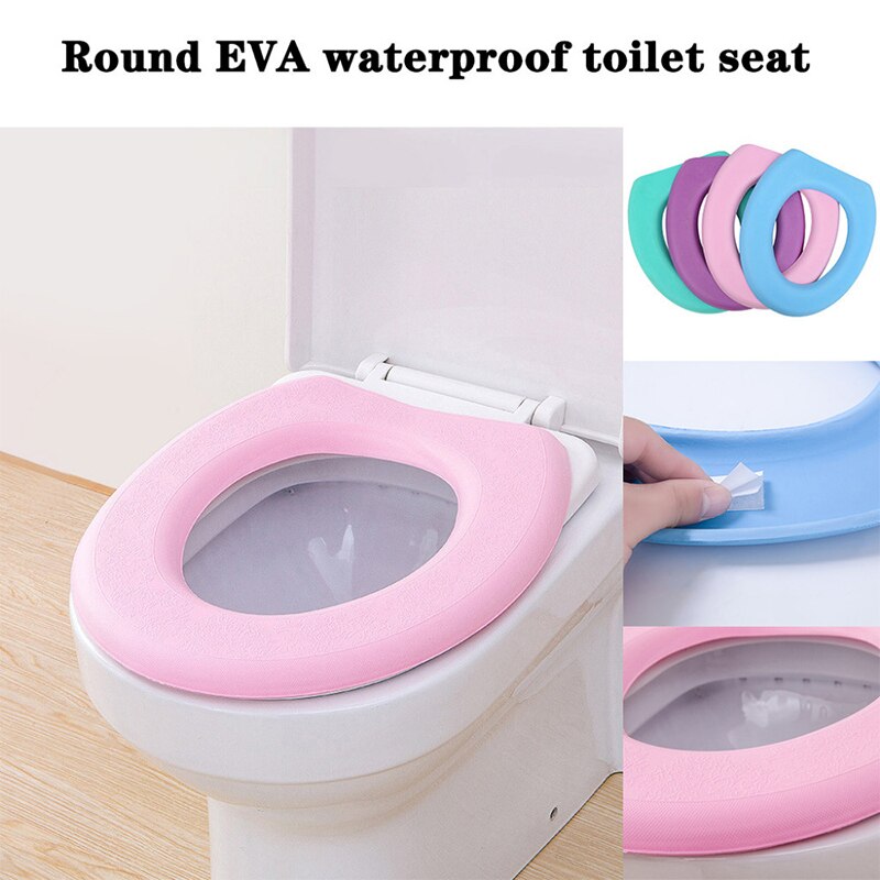 EVA toilet seat insulation waterproof toilet seat waterproof pad detachable toilet seat protective cover