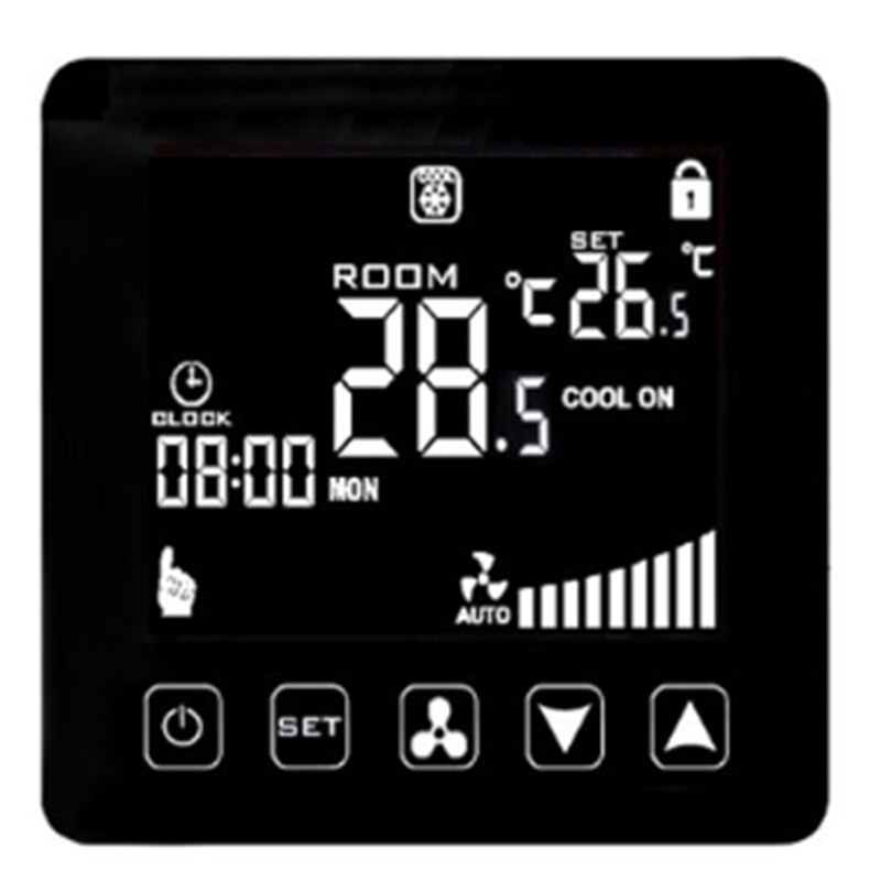 Central Air Conditioner Temperature Controller WIFI Smart Thermostat 2/4 Pipe Air Conditioning Cooling Heating Thermostat Fan Co: Default Title