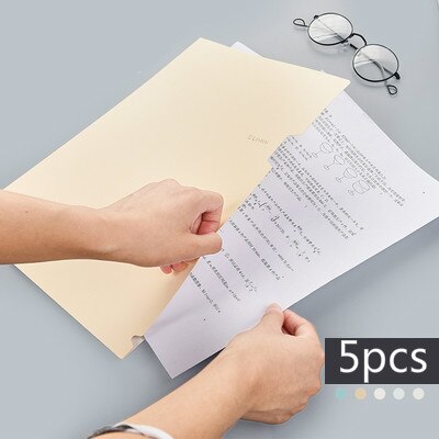 Deli File Folder Paper Document Bag Office File Folder Meeting Report Cover Students Paper Carpetas File Folders Office Supplies: A