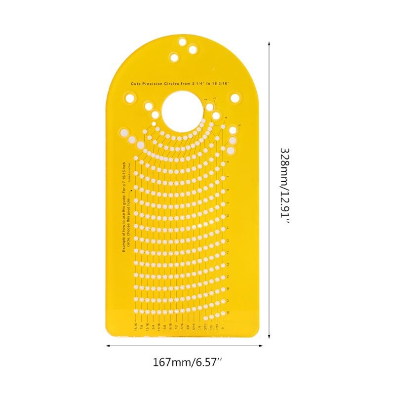 Router Circle Guide Circle Cutting Jig for Plunge Router 2-1/4 to 18-3/16 inch B95B