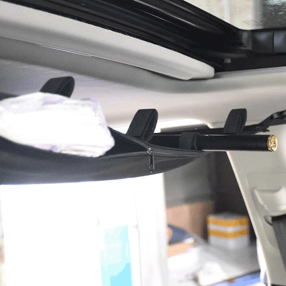 Verdikte Vouwen Duurzaam Verstelbare Multipurpose Auto Plafond Opslag Netto Auto Dak Opslag Mesh Auto Plafond Bagagenet
