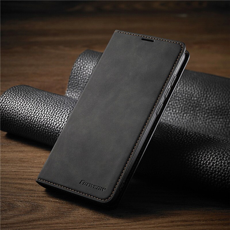 Luxe Lederen Case Voor Samsung A52 Flip Portemonnee Coque Voor Galaxy A72 A52 5G Cover Kaarten Sterke Magnetische Stand telefoon Tassen Fundas: For Galaxy A52 4G 5G / Black