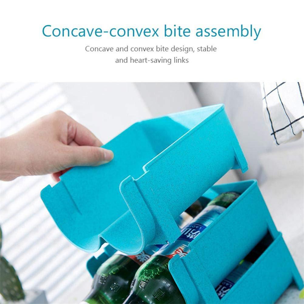 Keuken Organisator Blikjes Bier Tank Koelkast Organizer Koelkast Drank Opbergdoos Wijn Fles Anti-val Storage Rack Holder