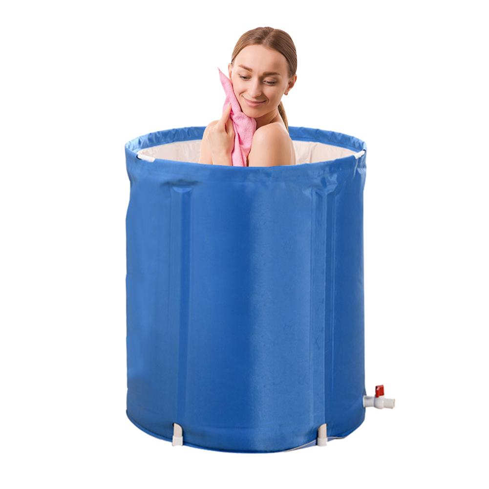 Épaissir PVC Portable SPA baignoire pliant adulte bébé enfant baignoire Non gonflable confortable ménage salle de bain baignoire bac à douche