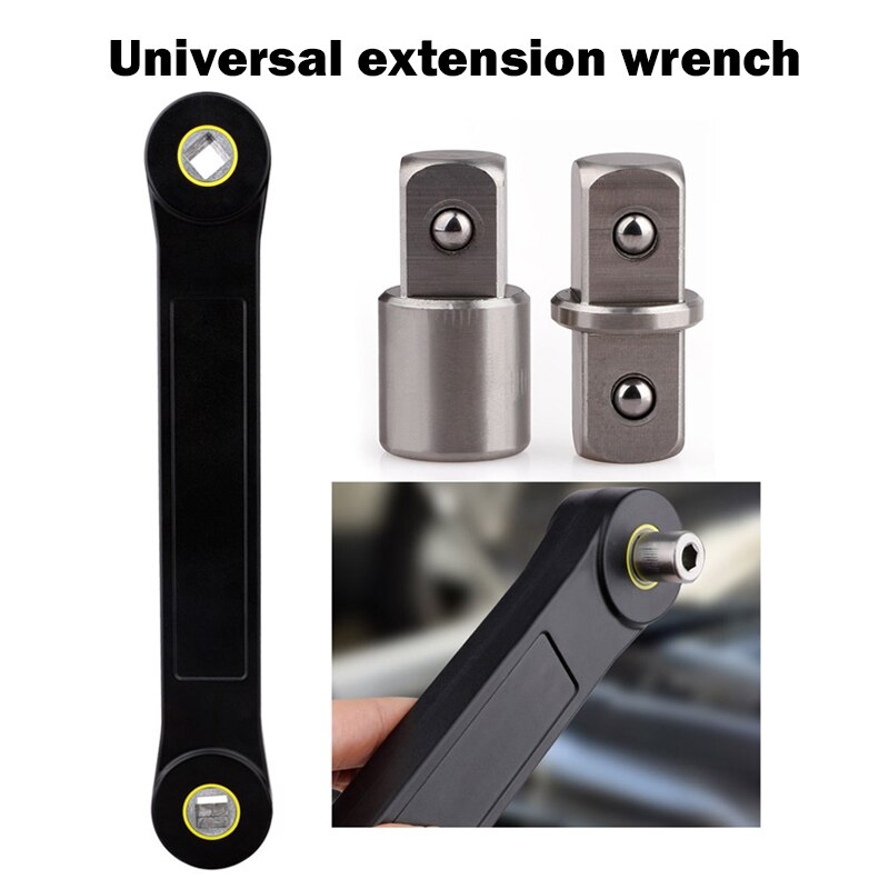 Universal Extension Wrench 3/8'' Wrench Adaptor Extension Handle Home Car Repair Tool Hand Tool