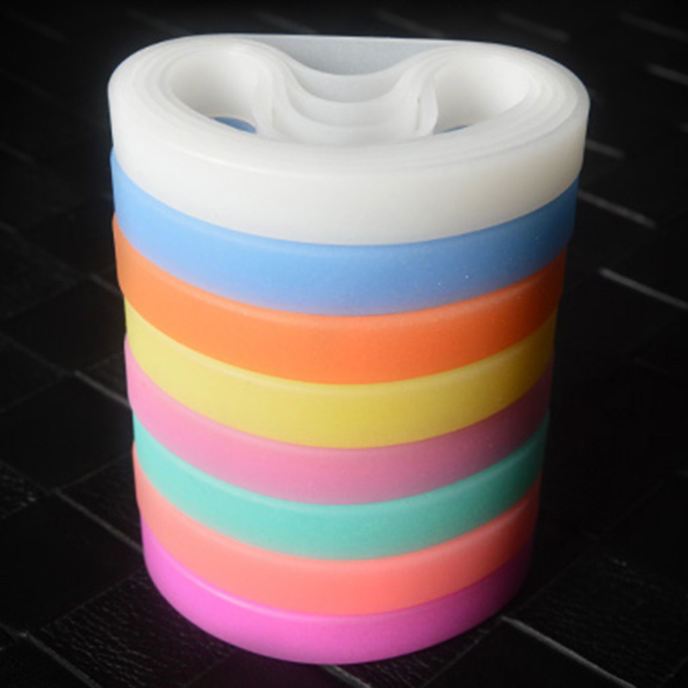 12 Stuks Mix Trendy Silicone Rubber Armband Flexibele Wrist Band Manchet Armband Sport Bangle