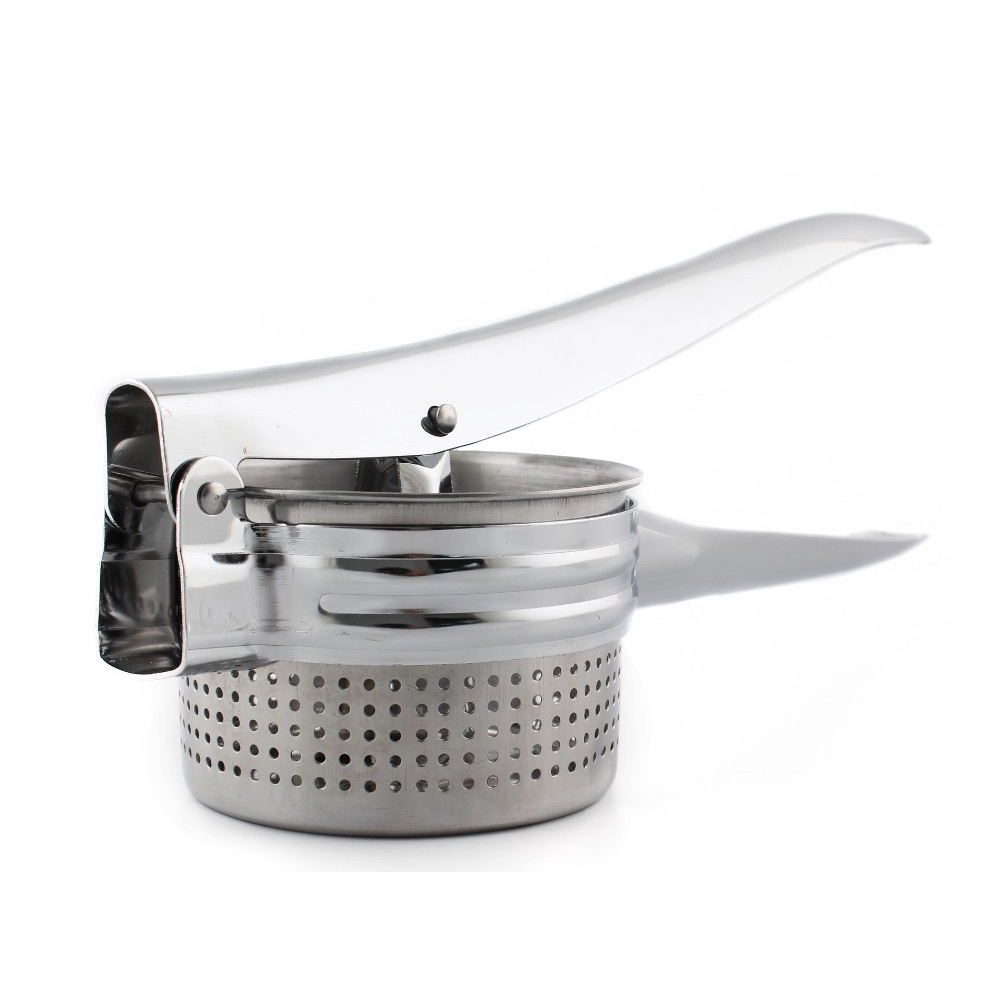 Essential Stainless Steel Potato Masher Ricer Puree Fruit Vegetable Juicer Crusher Press Squeezer Maker Kitchen Tool