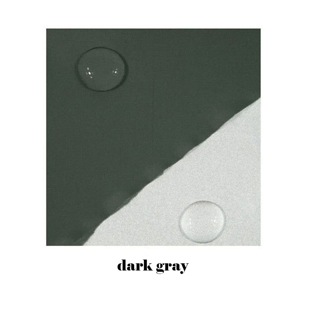 Silber Beschichtet Blackout Stoff Nylon Stoff Wasserdicht Polyester Regenschirm Drachen Wimpel DIY draussen Lager Zelt Sitz Abdeckung Material: dunkel grau