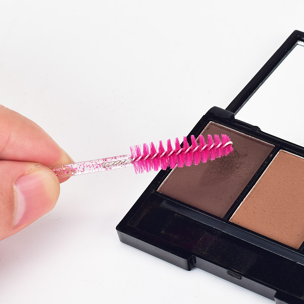 50 Pcs Shiny Wegwerp Wimper Applicator Wands Krultang Borstel Set