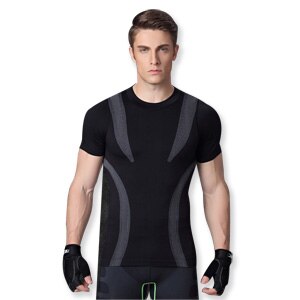 Mens Compression Under Base Layer Tops Tight Quick dry Long Sleeve T-Shirts Gear Newest 3D Tops Clothing: M