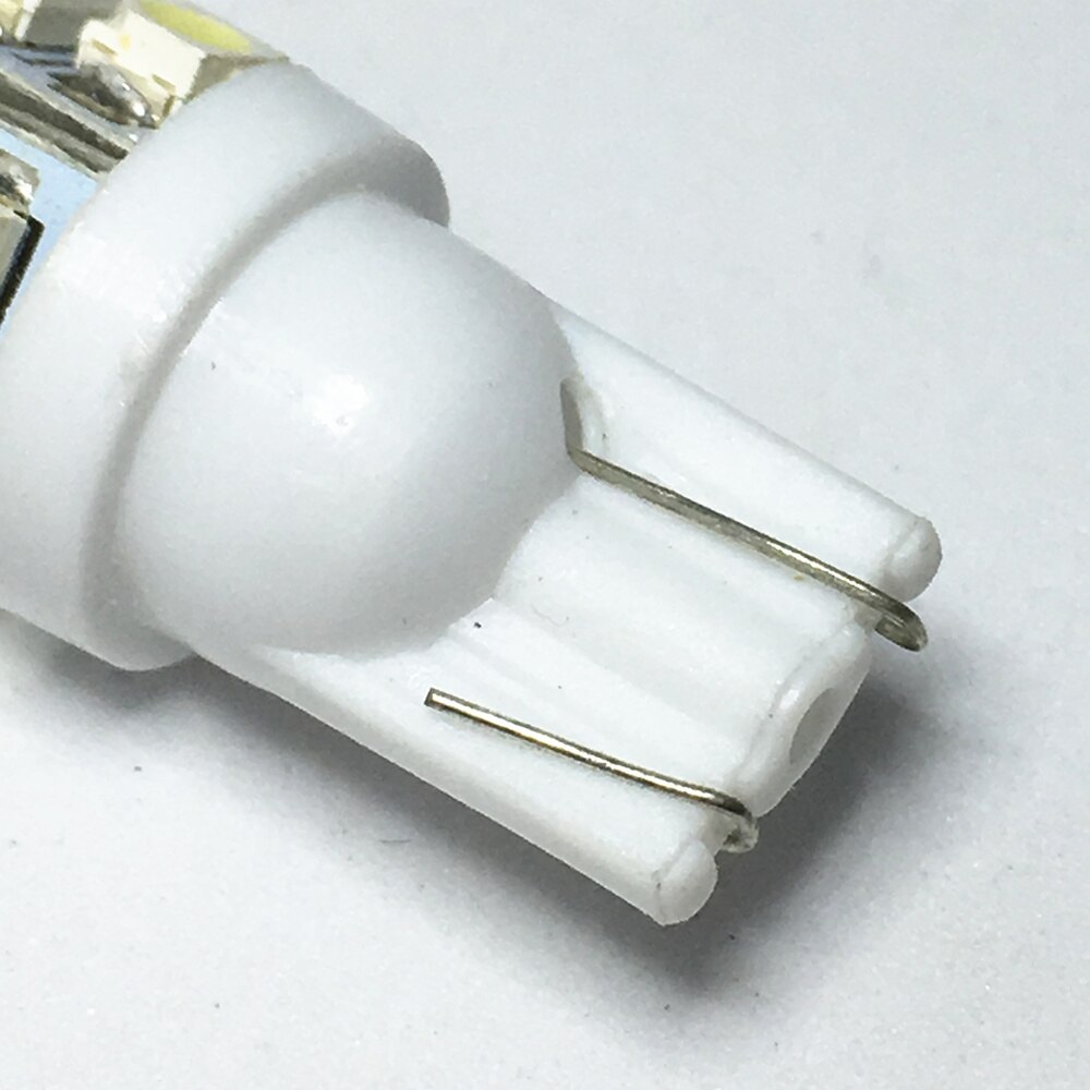 100 stks T10 1210 W5W LED Wit blauwe Auto Led Licht 10 SMD LED 501 194 168 3528 SMD Side wedge Light Bulb Lamp DC 12 v