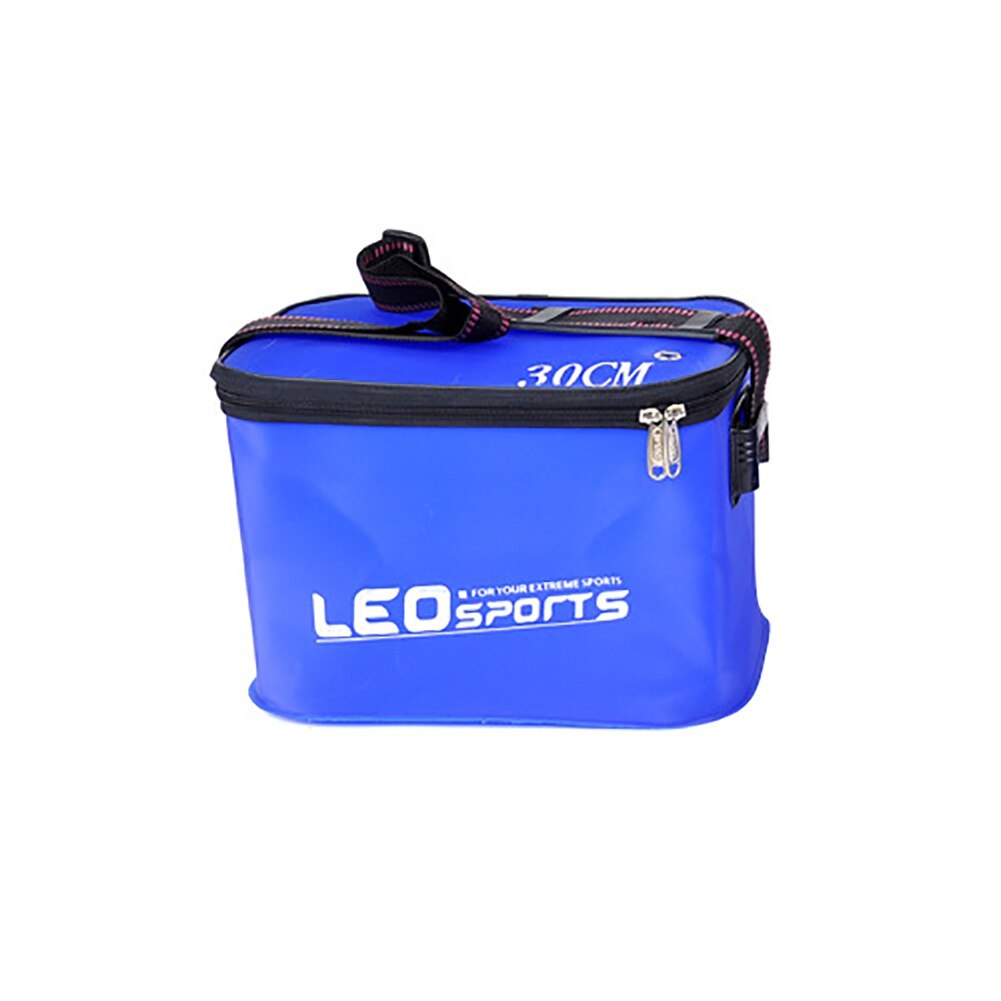Portable Live Fish Box EVA Folding Fishing Bucket Outdoor Camping Water Container Fishing Gear Storage Bag Wear Resistant Bucket