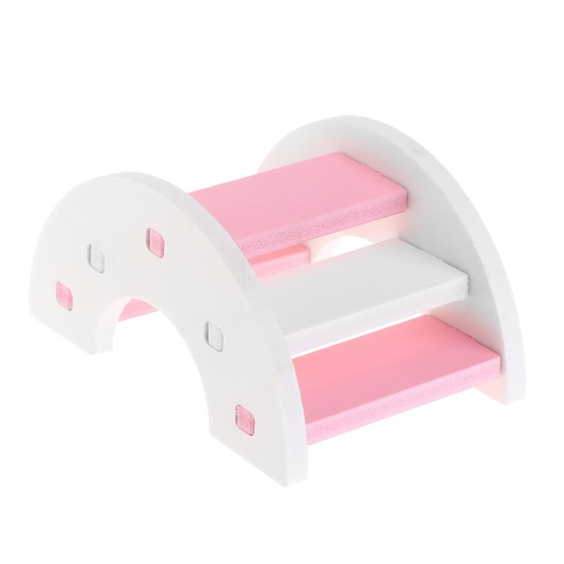 Hamster leksak trä pvc bro gungbräda litet djur husdjur marsvin ekorre rolig