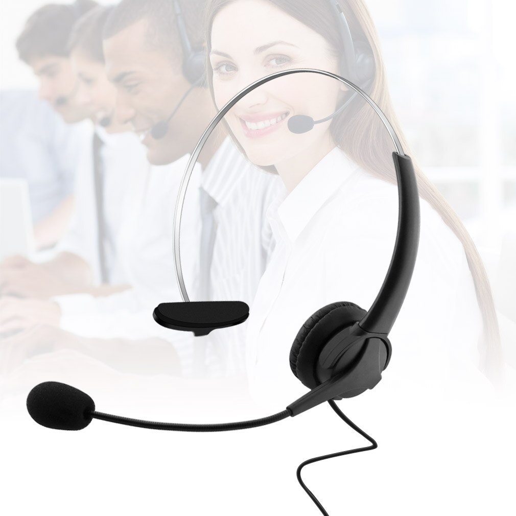 Usb Oortelefoon Handsfree Hoofdtelefoon Met Mic Headset Noise Cancelling Verstelbare Call Voor Gaming Headset Computer Business Gamer