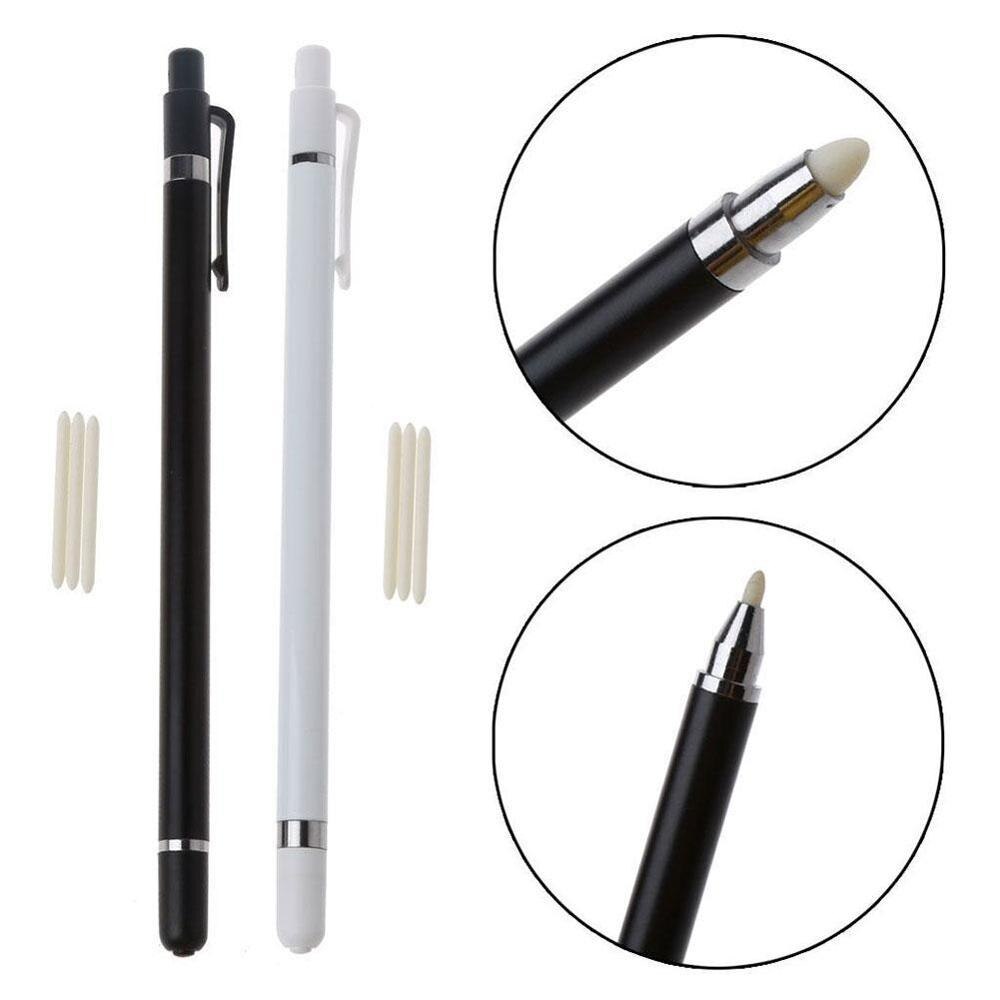 2 In 1 Dual Head Touch Screen Capactive Stylus Pen Thin Universal Writing Double Nibs Pencil For Tablet Phone PC Laptop Supplies