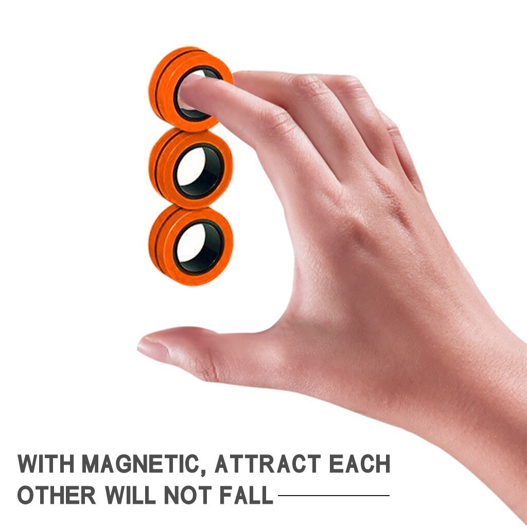 Dekompression Artefakt Magnetische Armband Ring Dekompression Vent Artefakt Spielzeug Rotierenden Ring Spielzeug Kind Erwachsene Dekompression Spielzeug
