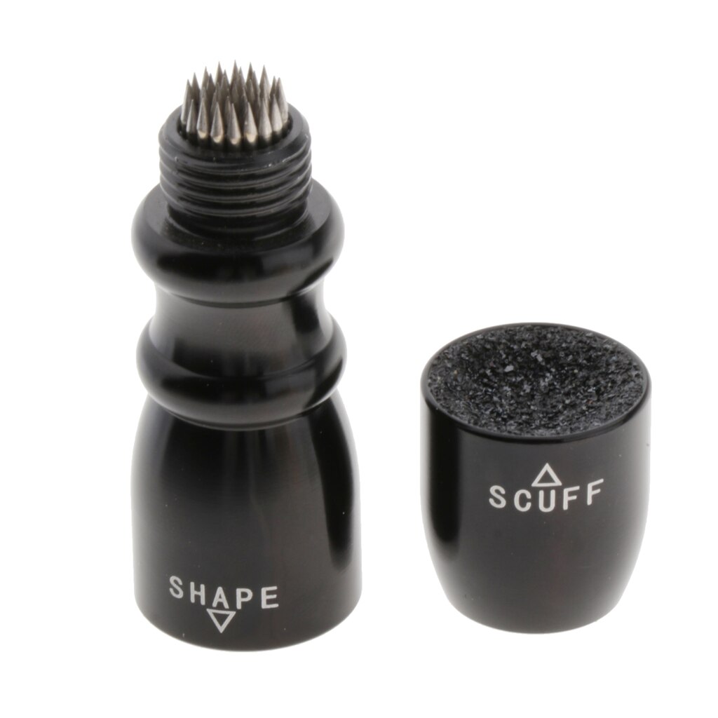 Billiard/Pool Cue Accessory Bowtie 3-in-1 Functional Billiard Cue Tip Tool (Scuffer/Shaper/Aerator) with Bag