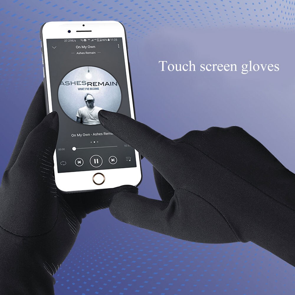 L.Mirror 1 Pair Winter Men & Women Touch Screen Gloves, Anti-slip Couple Lightweight Warm Winter Gloves