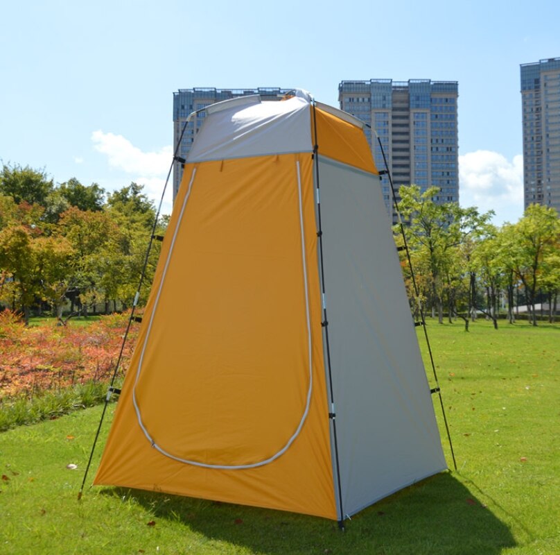 Portable Shower Toilet Tent Camping tents Outdoor Waterproof Change BathRoom Sun Shelter Open Up Tent