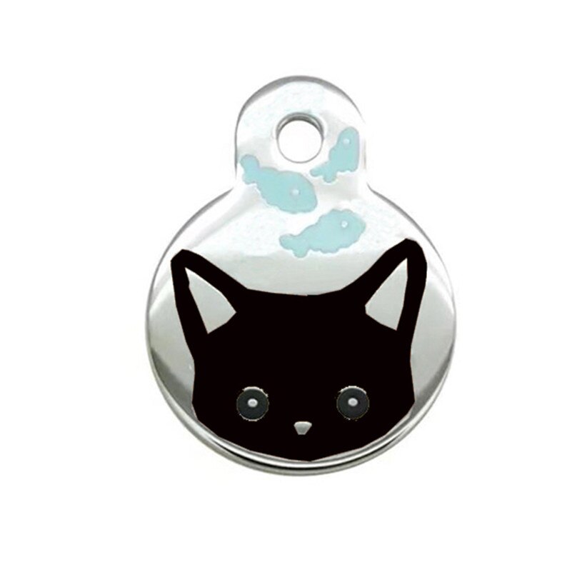 Transer Katze Karikatur Druck Legierung Ich würde Stichworte für Haustier Hund Katzen Kitties Welpen Halskette Nacken Kragen Anhänger Haustier Produkte Liefern 90423: BK