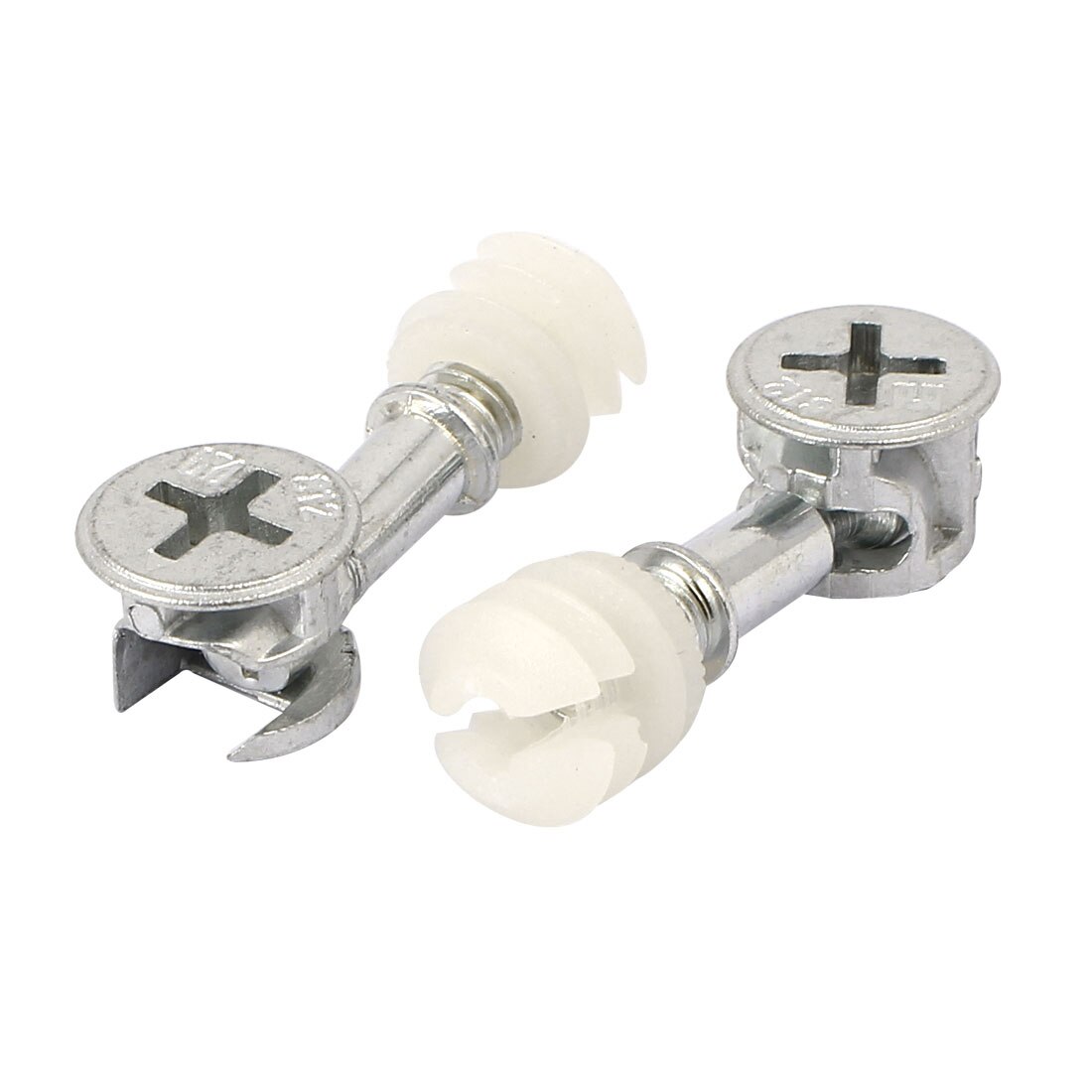 20 setzt Möbel Anschluss passend zu Möbel Nocken sperren Anschluss passend zu Dübel murmeln Montage weiß, Silber