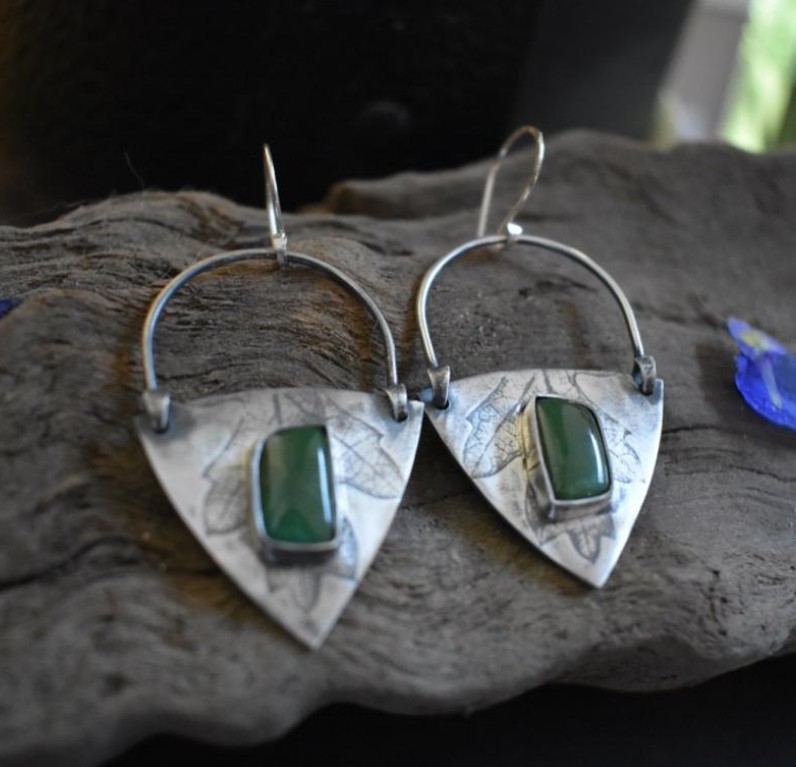 Vintage Opal Asymmetric Ear Hook Earrings for Women Irregular Baroque Pearl Earrings for Women Accept: Z16