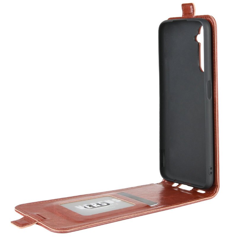 Realme 6 pro cover schokbestendig pantser verticale flip case oppo realme 6s leer + tpu binnenhoes realme narzo telefoontasjes realme 6 s