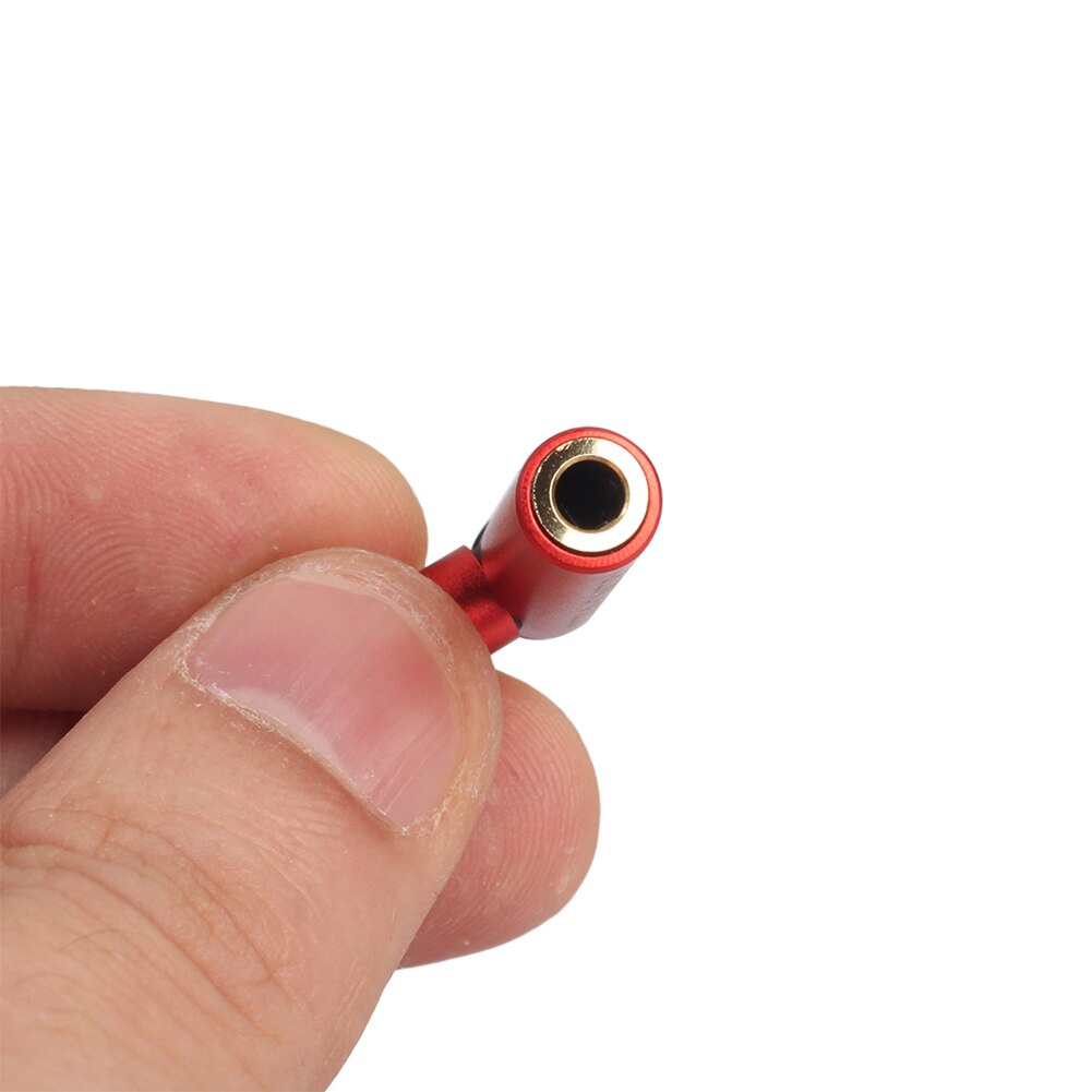 For REXUS 3.5mm Jack 90 Degree OMTP to CTIA Right Angled Adapter Converter Headphone Connector Male to Female Aux to Aux L Shape