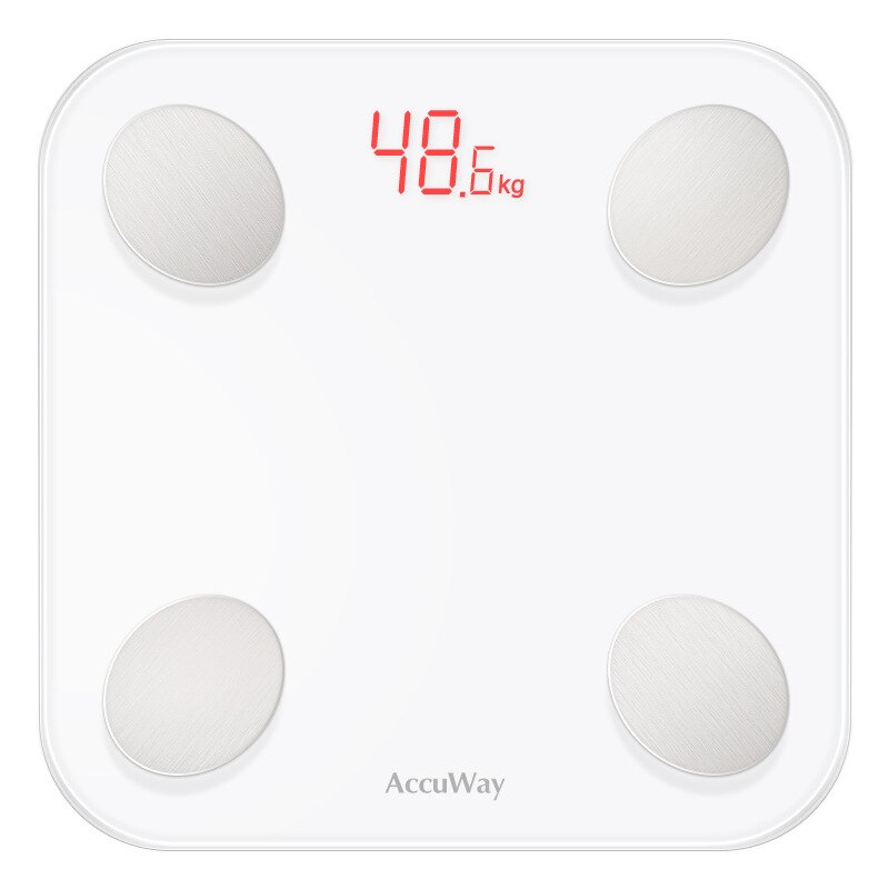 Digital Bathroom Weight Scale Balance Body Compositionweight Scale Smart Loss Weigh Balanca Digital Corpo Bathroom Scale BW50YSL: white