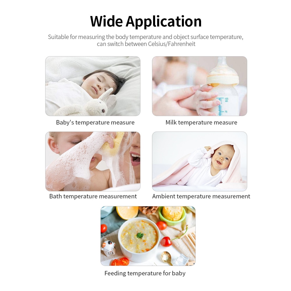 Infrared Thermometer Non-contact Forehead Thermometer Digital Thermometer Handheld Portable High Precision Ear Body Thermometer