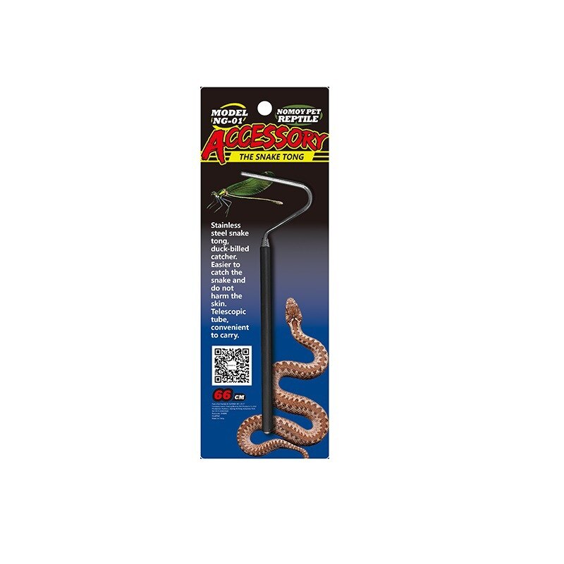 Stainless Steel Snake Hook Adjustable Long Handle Snake Catcher Tongs Reptile Catcher Stick Rattlesnake Grabber Handling Tool: NG-01