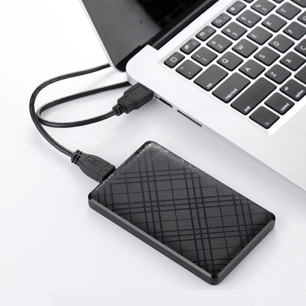 USB3.0 HDD Enclosure For 2.5 Inch SATA2 3 Hard Drive Box Mobile HDD Case With Cable Support 6TB High Speed