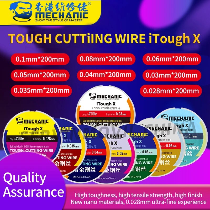 0.035mm Tungsten Alloys Steel Wire Mobile Phone LC... - Vicedeal - View #12