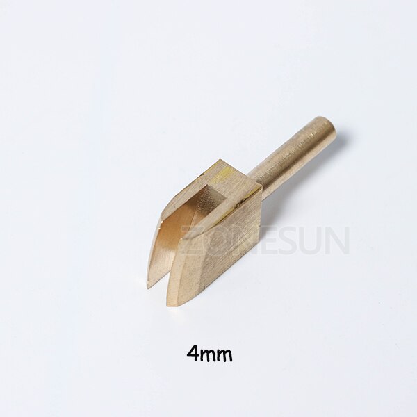 ZONESUN 10 Stck Einzel Linie 1-8mm Leder Rand Für Abdichtung DIY Werkzeug Durcheinander Lözehn Lron Rand Kennzeichnung leathercraft Werkzeug Embosser: 4mm Breite