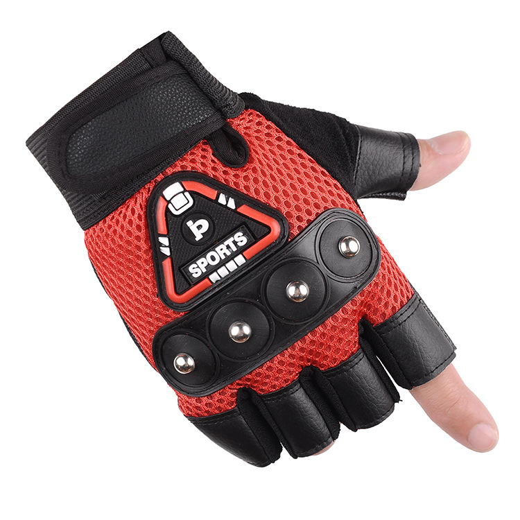 Neue Radfahren Handschuhe Halb Finger Guantes Luvas Motorrad Fahrrad Atmungsaktive Anti-slip MTB Bike Fitness Sport Training Handschuh: Dark Grau