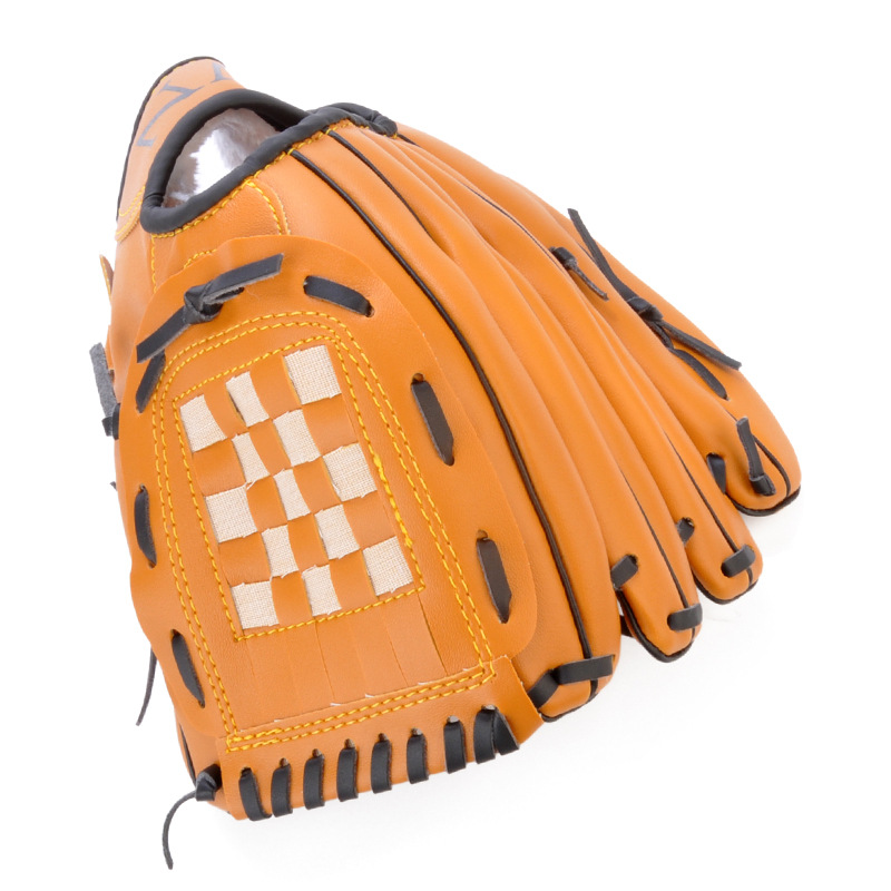 Ballplayer Dikke Infield Pitcher Honkbal Handschoenen Softbal Handschoenen Volwassen Stijl 12.5 inch Afbreekbaar Lederen Honkbal Handschoenen